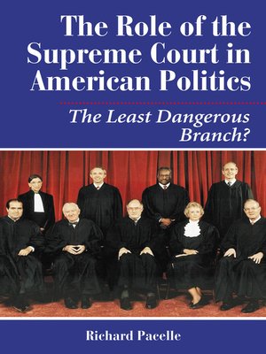 cover image of The Role of the Supreme Court In American Politics